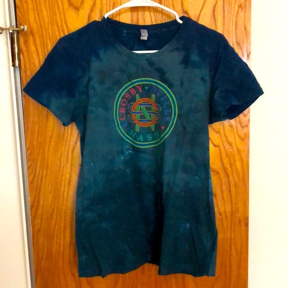 Crosby Stills Nash American Apparel Tye Dye Tee - Picture 1 of 4